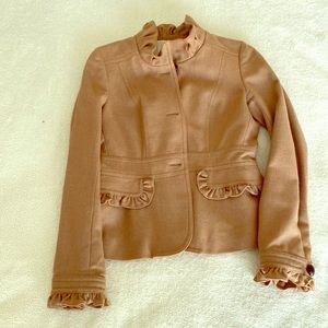 J Crew Ruffled Jacket